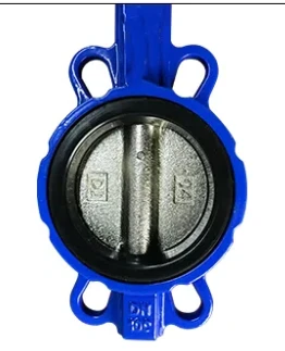 Handle Type Vertical Plate Ductile Iron Soft Seal Butterfly Valve