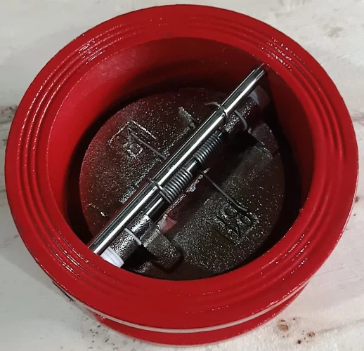 Butterfly Pn16 CF8m Water Dual Flap Flapper Type Wafer tagasilöögiklapp